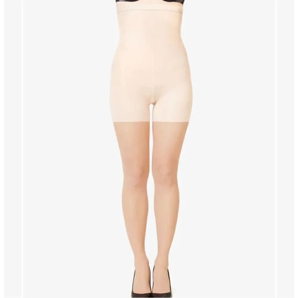 SPANX High-Waisted Mid-Thigh Sheers size 1X